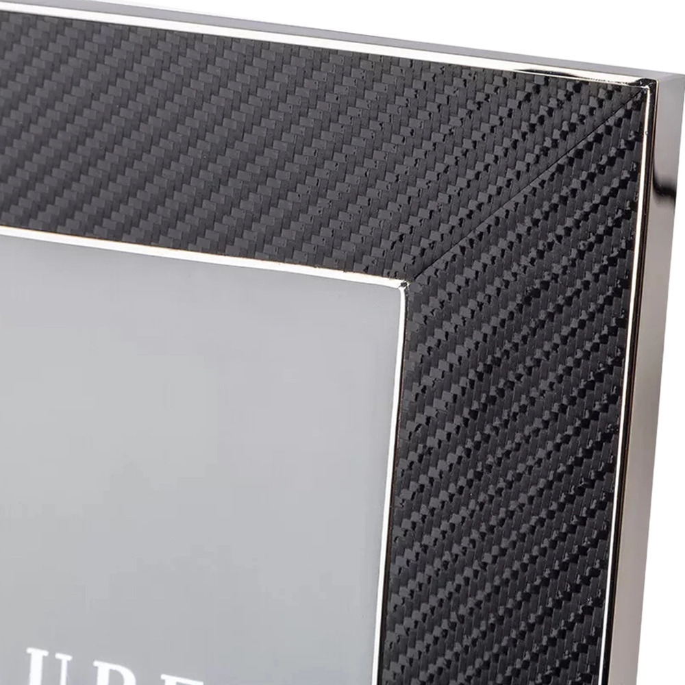 Фоторамка SUTTON 13x18 карбон, полированный никель Ralph Lauren Home 682662672001