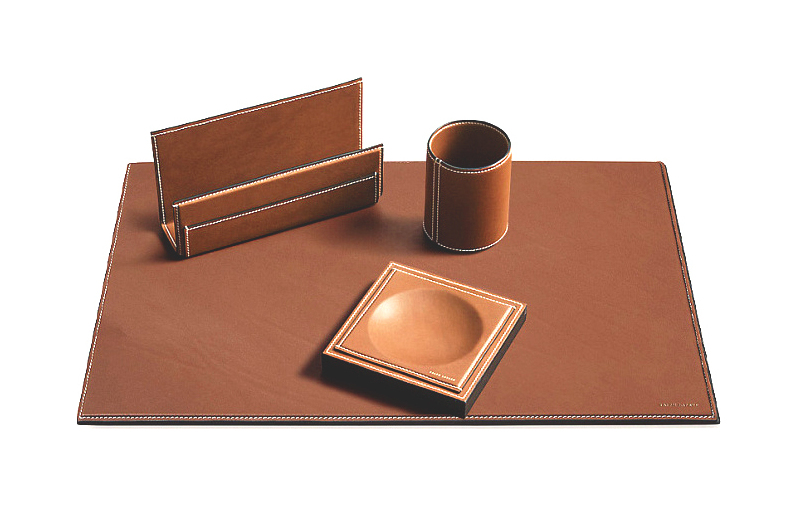 Планшет для письменного стола Brennan 52x36 коричневый Ralph Lauren Home 682741351002