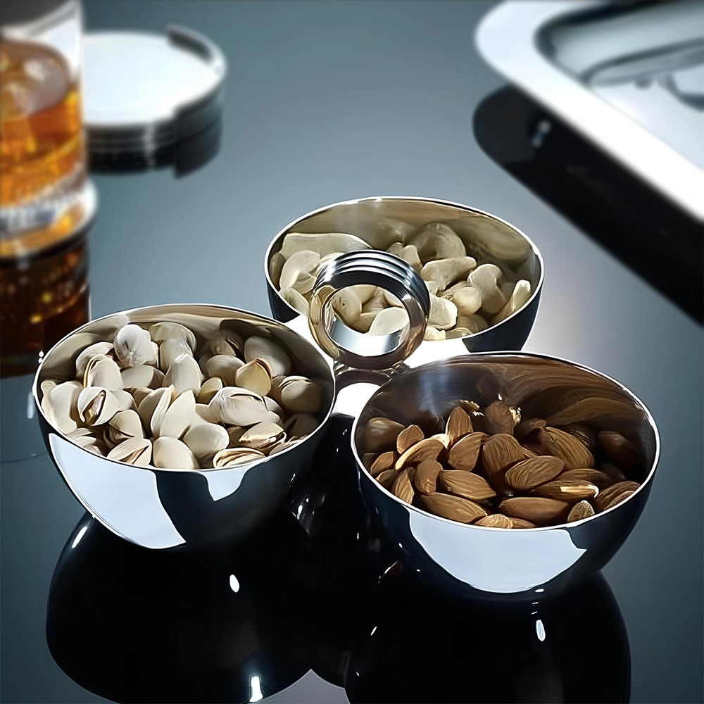 Менажница MONTGOMERY 3 чаши посеребрение – 2