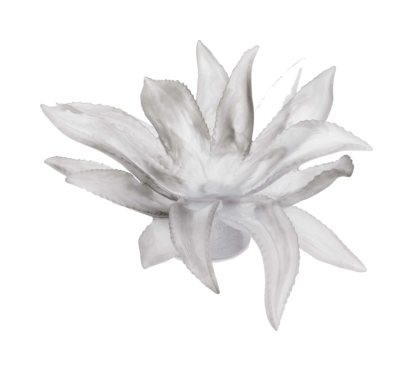 Блюдо для центра стола JARDIN DE CACTUS AGAVE 63 см хрусталь серое Daum 05664-1