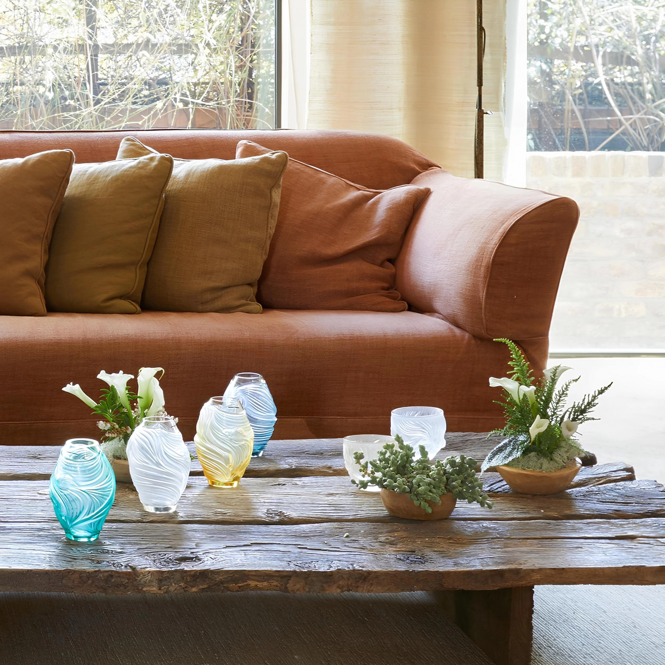 Ваза Combattants 17 см синяя, хрусталь – 2