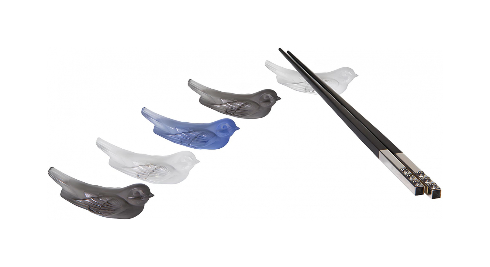 Подставка для приборов Hirondelles синяя, хрусталь – 2