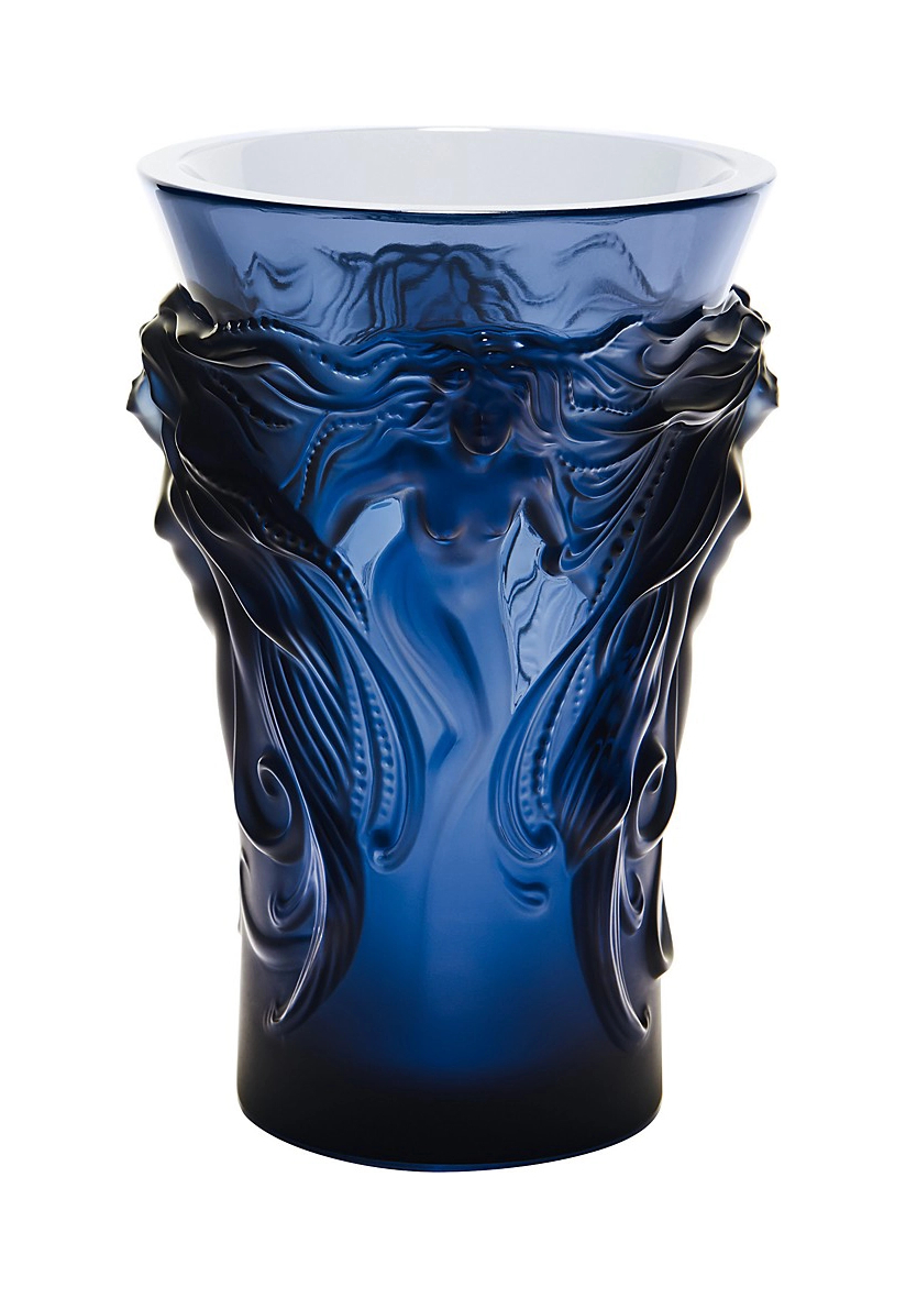 Ваза Fantasia 17.7 см синяя, хрусталь