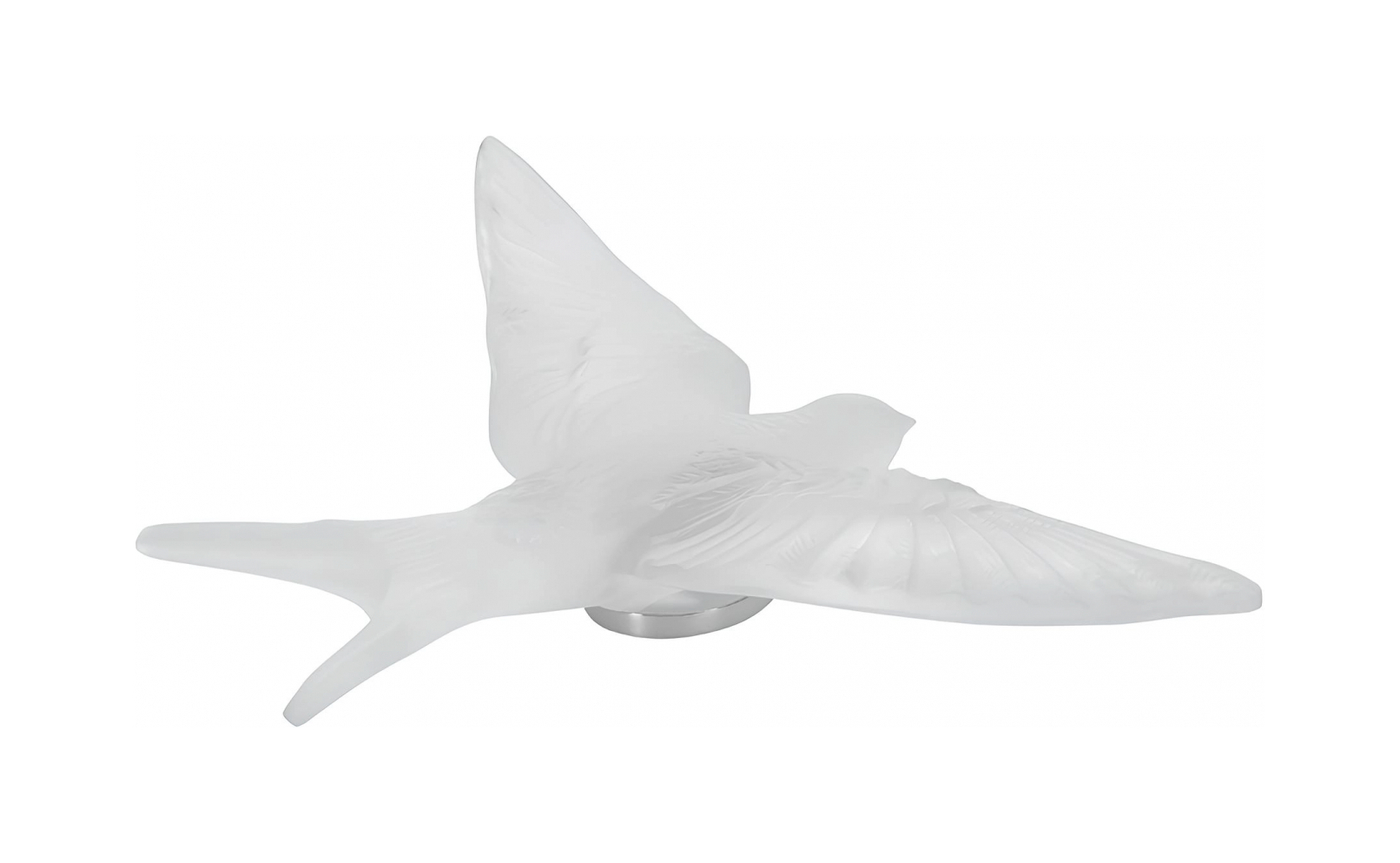 Статуэтка Hirondelles Ласточка с опущенными крыльями прозрачная, хрусталь Lalique 10625000