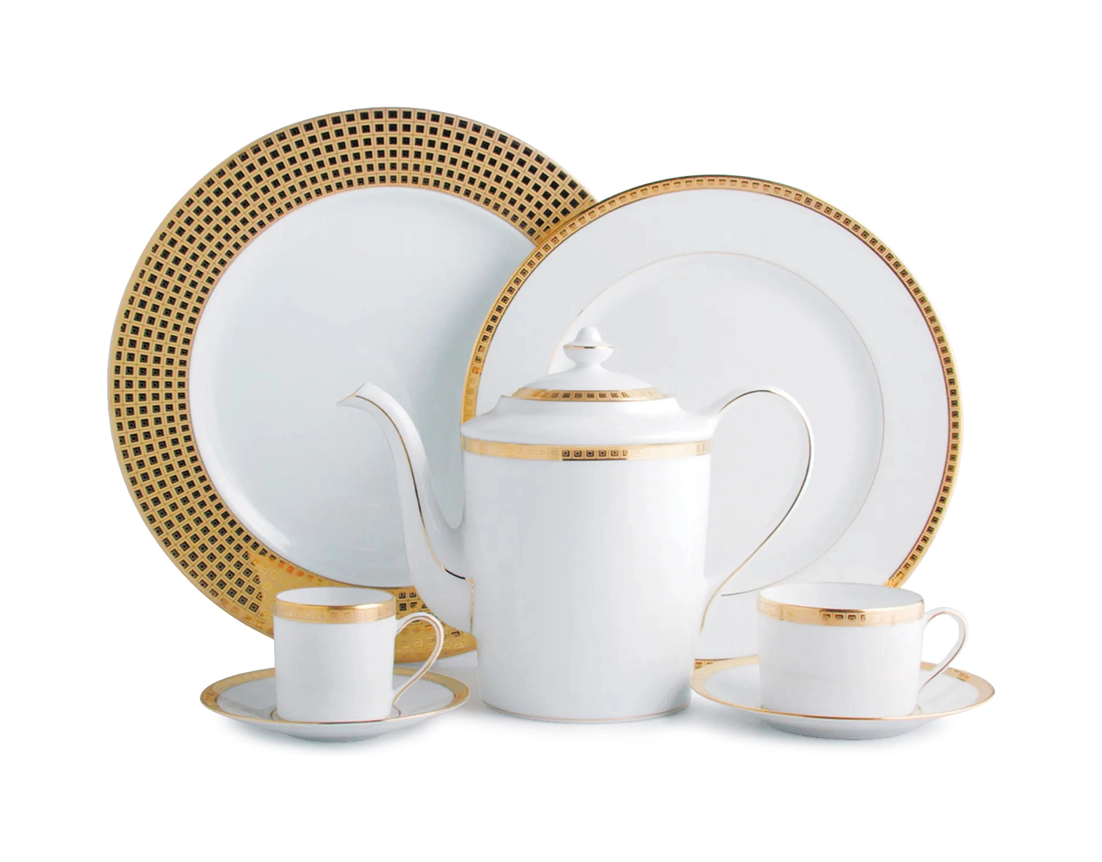 Кофейник ATHENA GOLD 1 л фарфор золото – 2