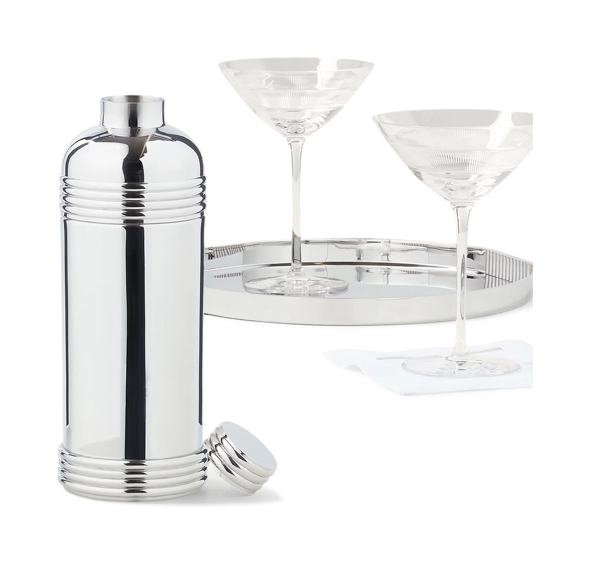 Поднос THORPE круглый 30 см сталь Ralph Lauren Home 680886610001