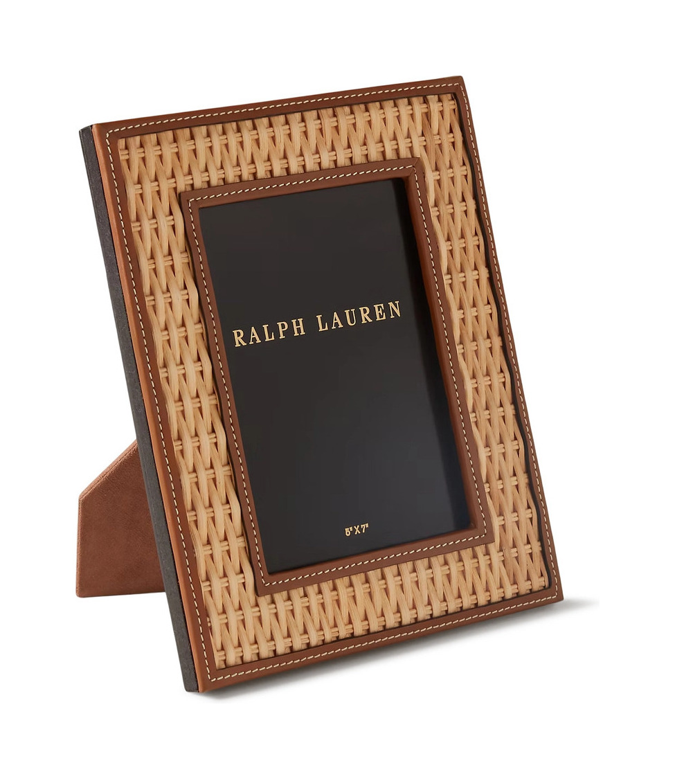 Фоторамка BAILEY 13х18 ротанг, кожа