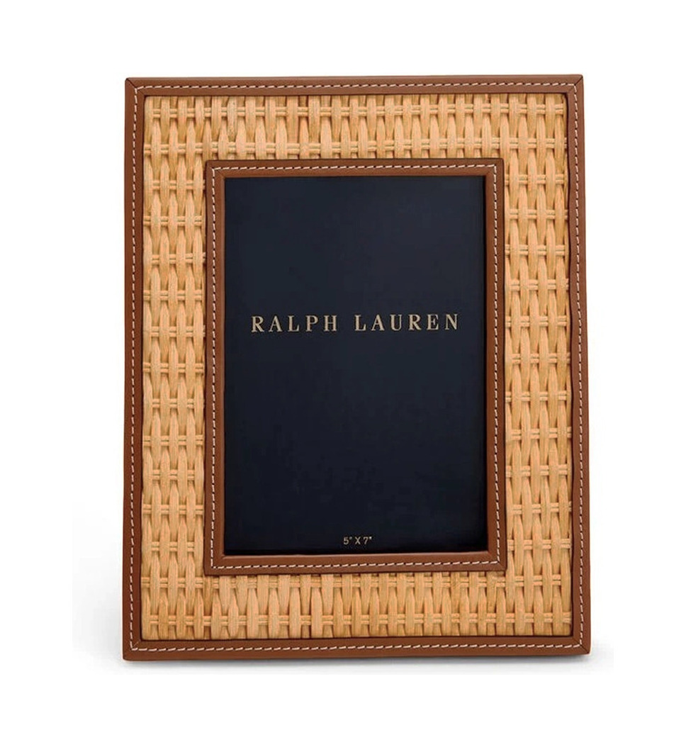 Фоторамка BAILEY 13х18 ротанг, кожа Ralph Lauren Home 682928874001