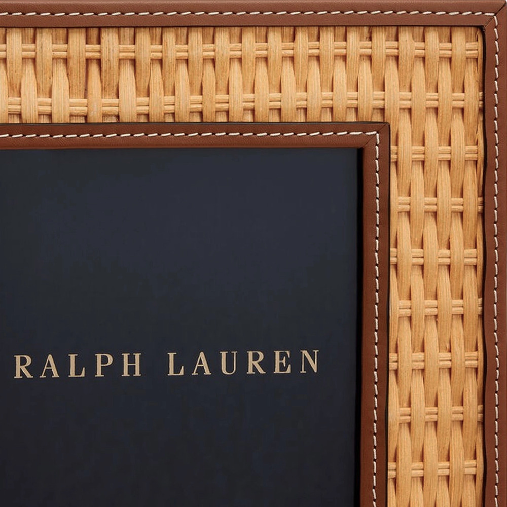 Фоторамка BAILEY 13х18 ротанг, кожа Ralph Lauren Home 682928874001