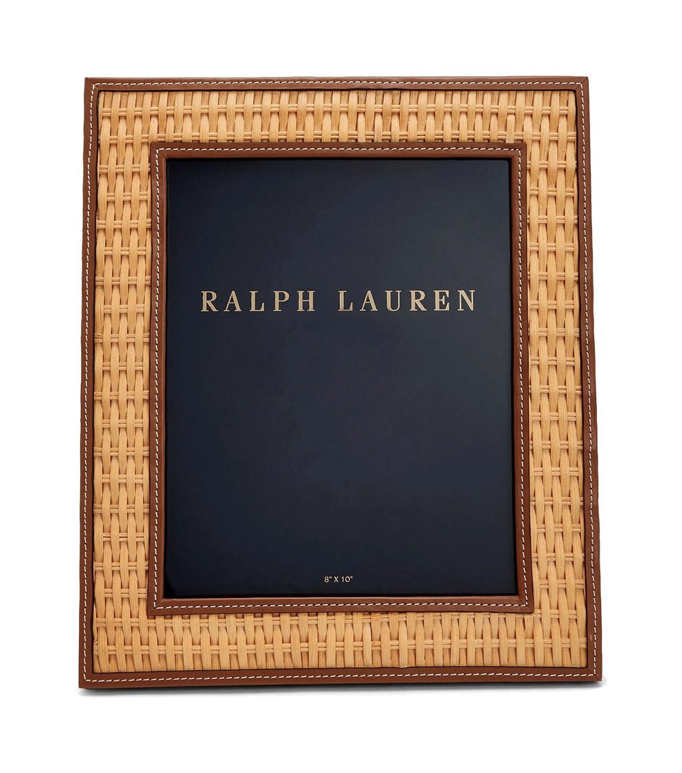 Фоторамка BAILEY 20x25 ротанг, кожа Ralph Lauren Home 682928875001