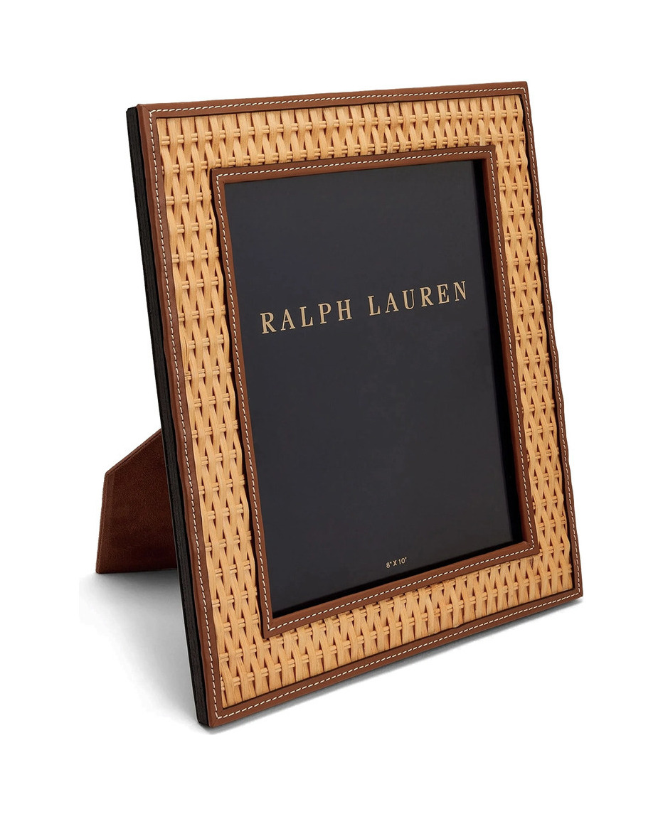Фоторамка BAILEY 20x25 ротанг, кожа Ralph Lauren Home 682928875001