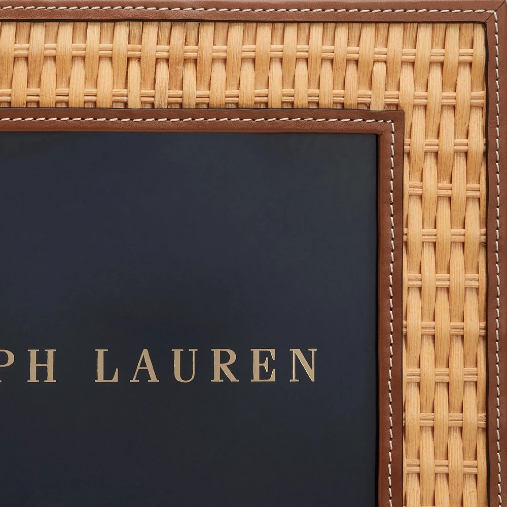 Фоторамка BAILEY 20x25 ротанг, кожа Ralph Lauren Home 682928875001