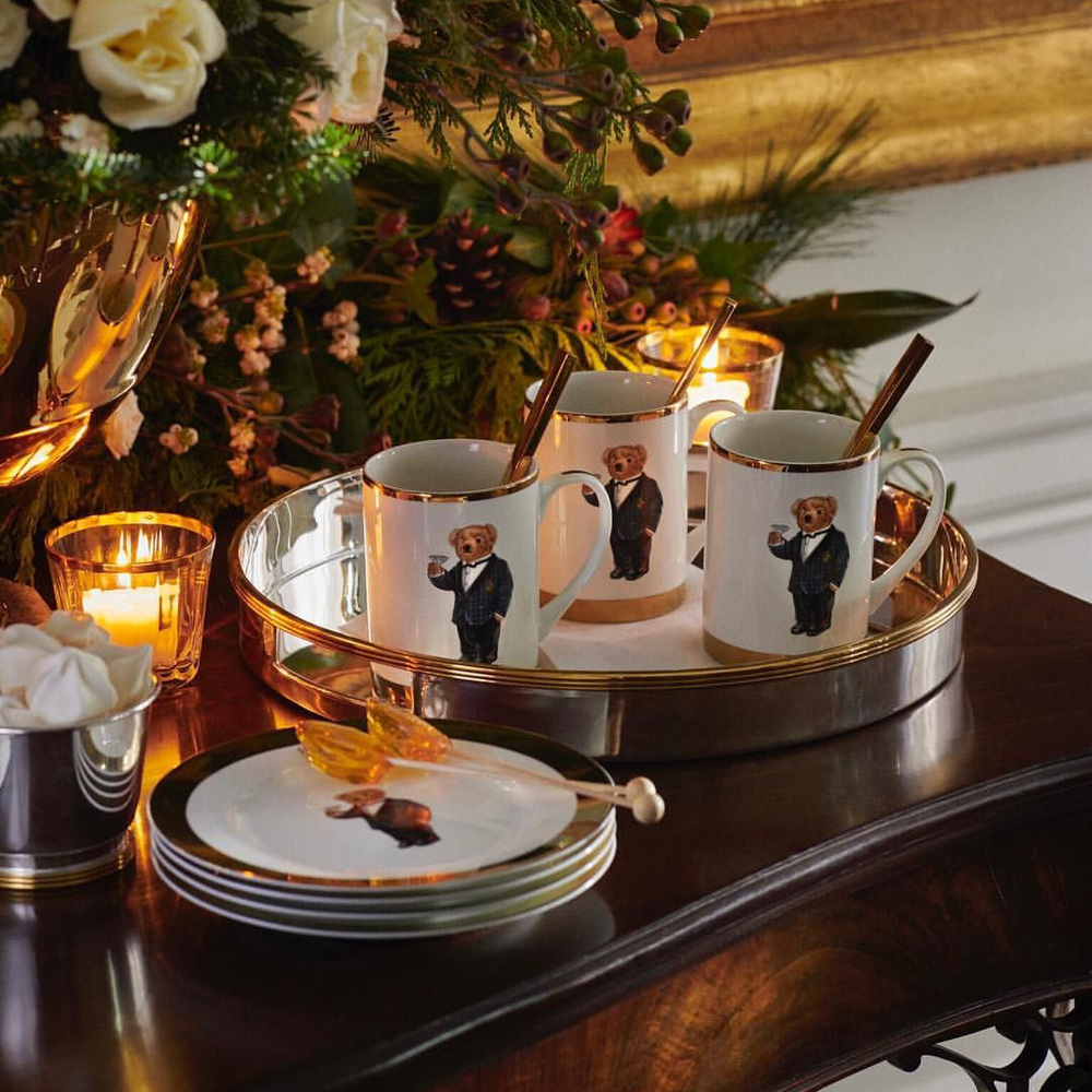 Набор из 4 десертных тарелок Ralph Lauren Home 680719762001