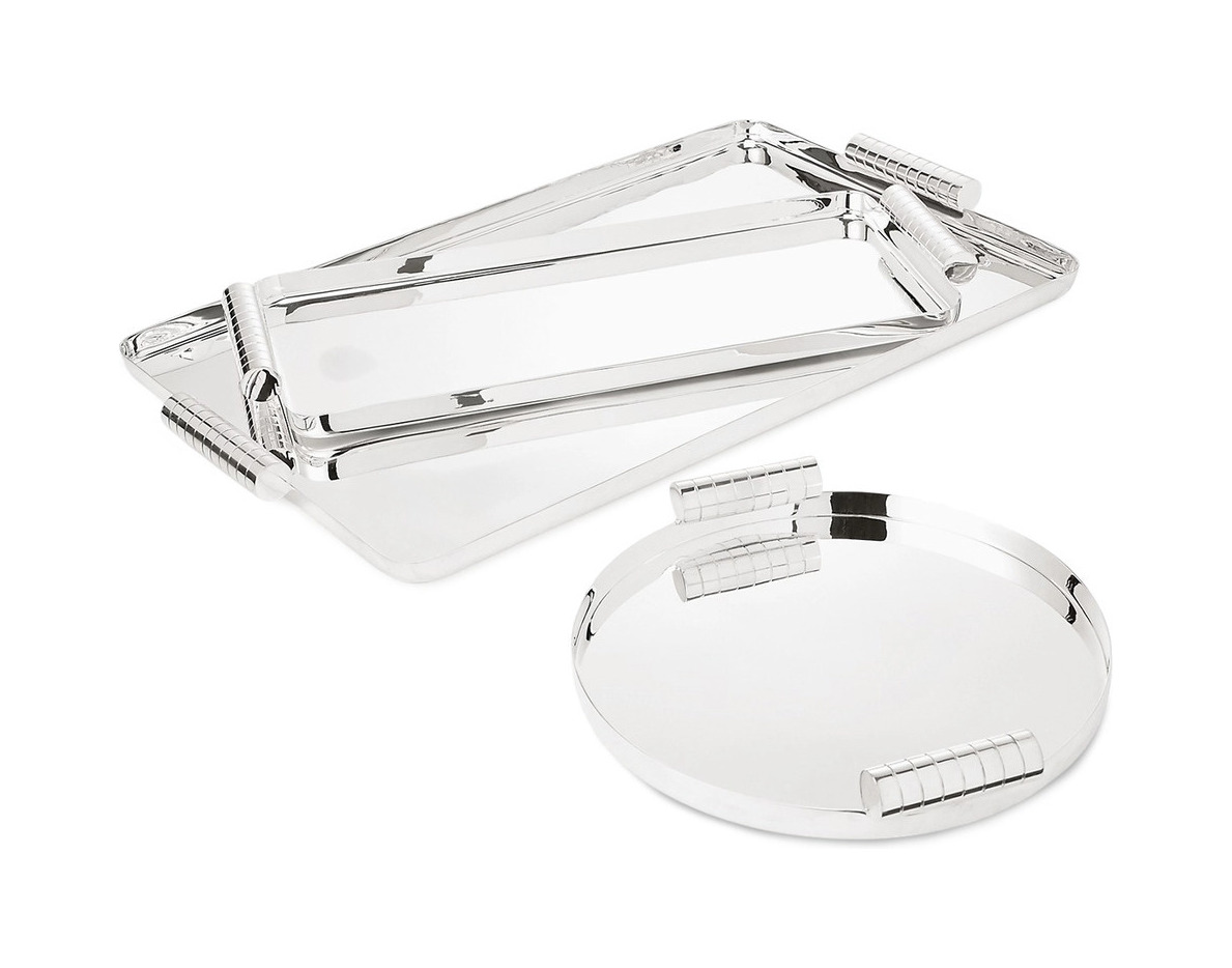 Поднос MONTGOMERY круглый посеребрение – 2