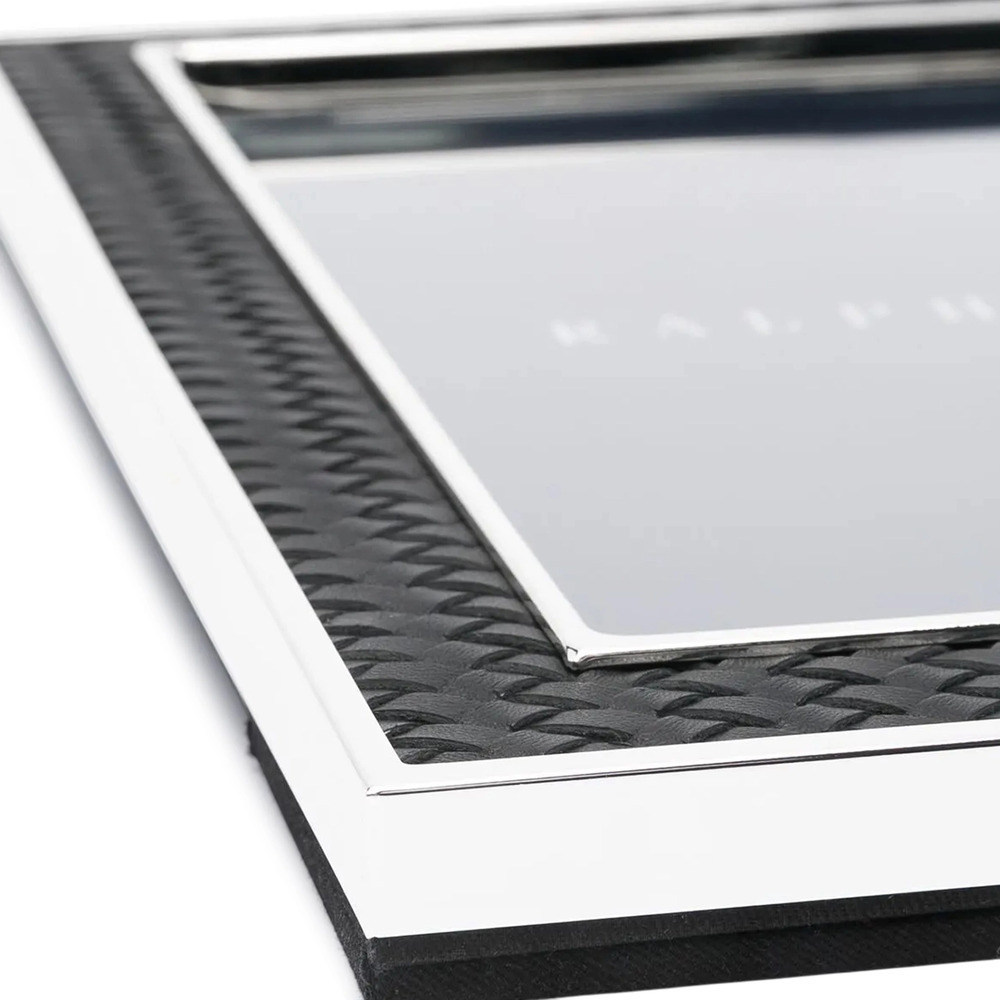 Фоторамка BROCKTON 13х18 черная кожа, посеребрение Ralph Lauren Home 682857357002