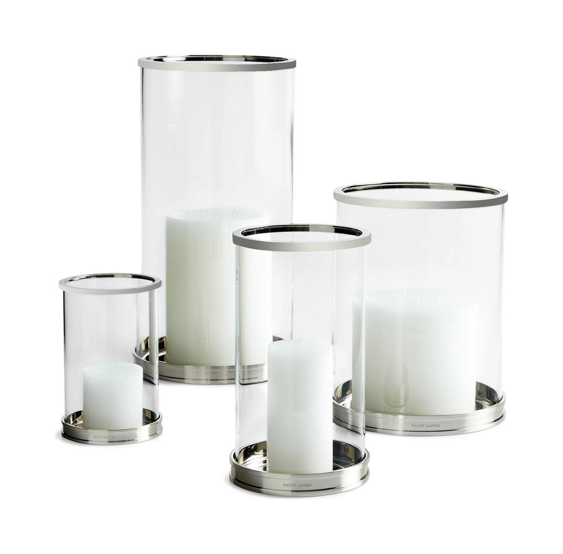 Подсвечник MODERN S полированный никель Ralph Lauren Home 682857123002