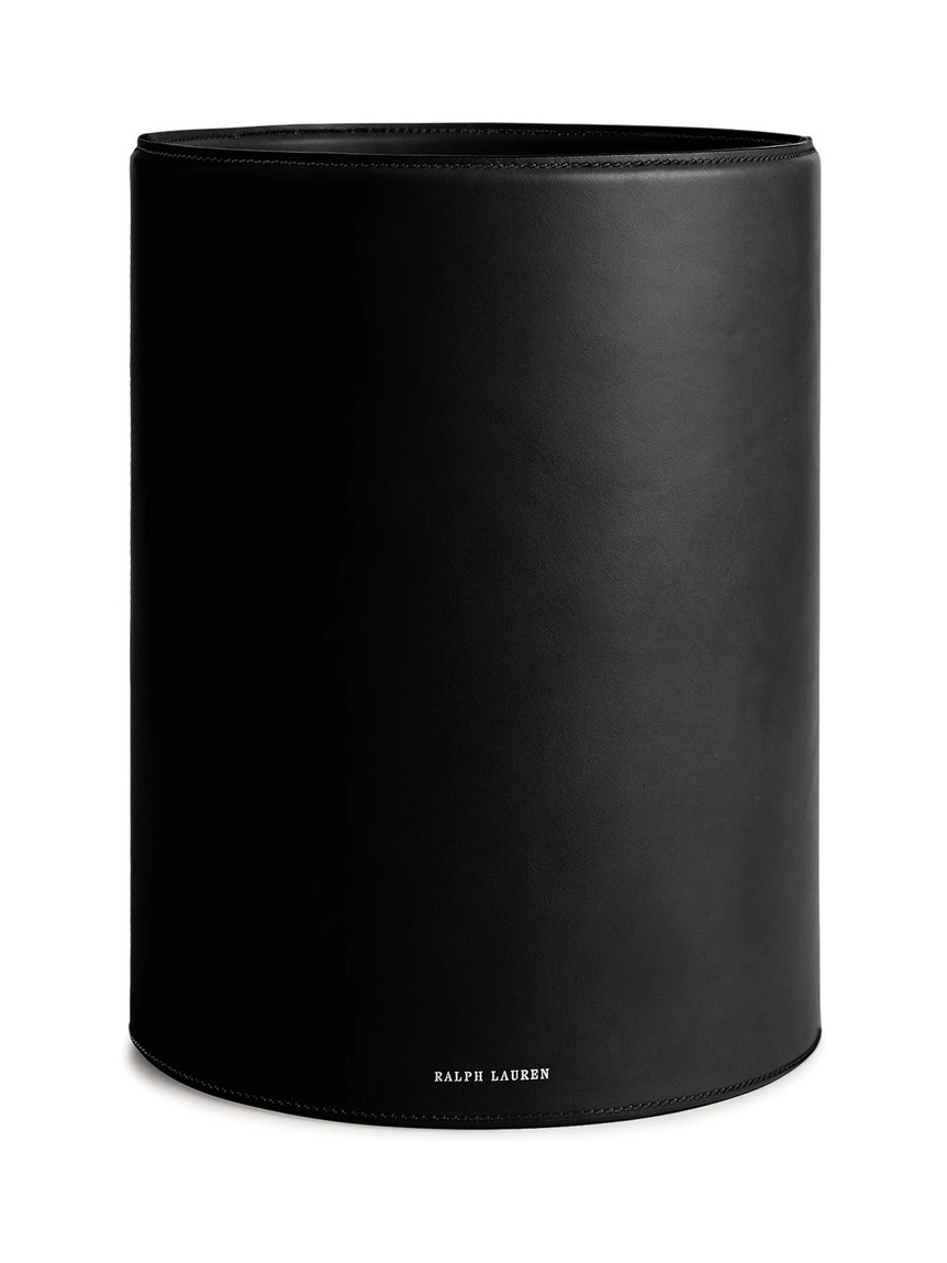 Ведро для мусора BRENNAN черная кожа