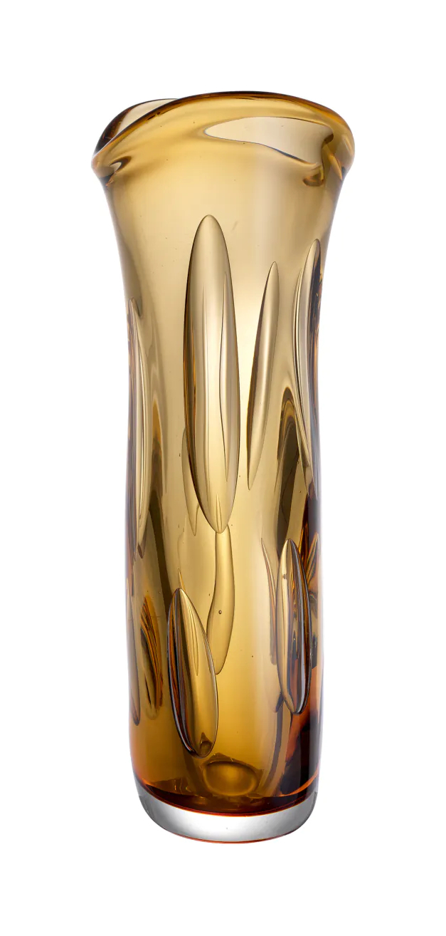 Ваза MATTEO L выдувное стекло, оранжевая – 2