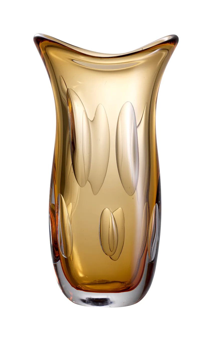 Ваза MATTEO L выдувное стекло, оранжевая Eichholtz 114707