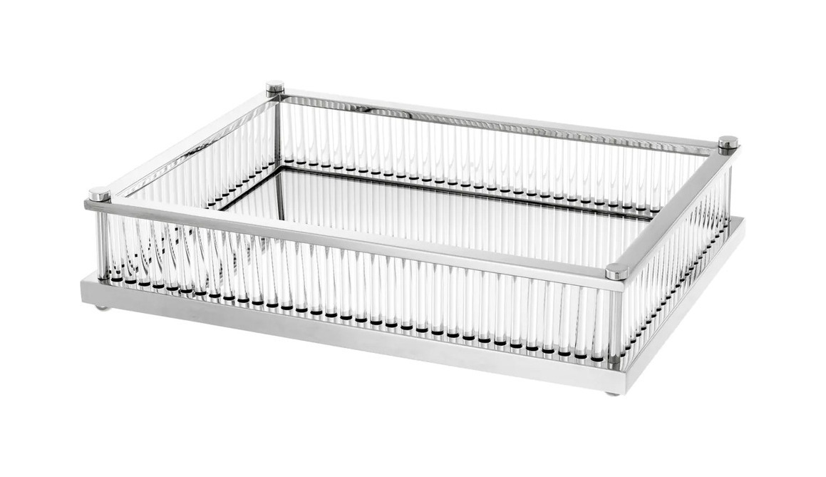 Поднос CORA прямоугольный никель