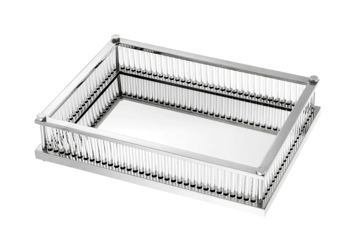 Поднос CORA прямоугольный никель Eichholtz 111642