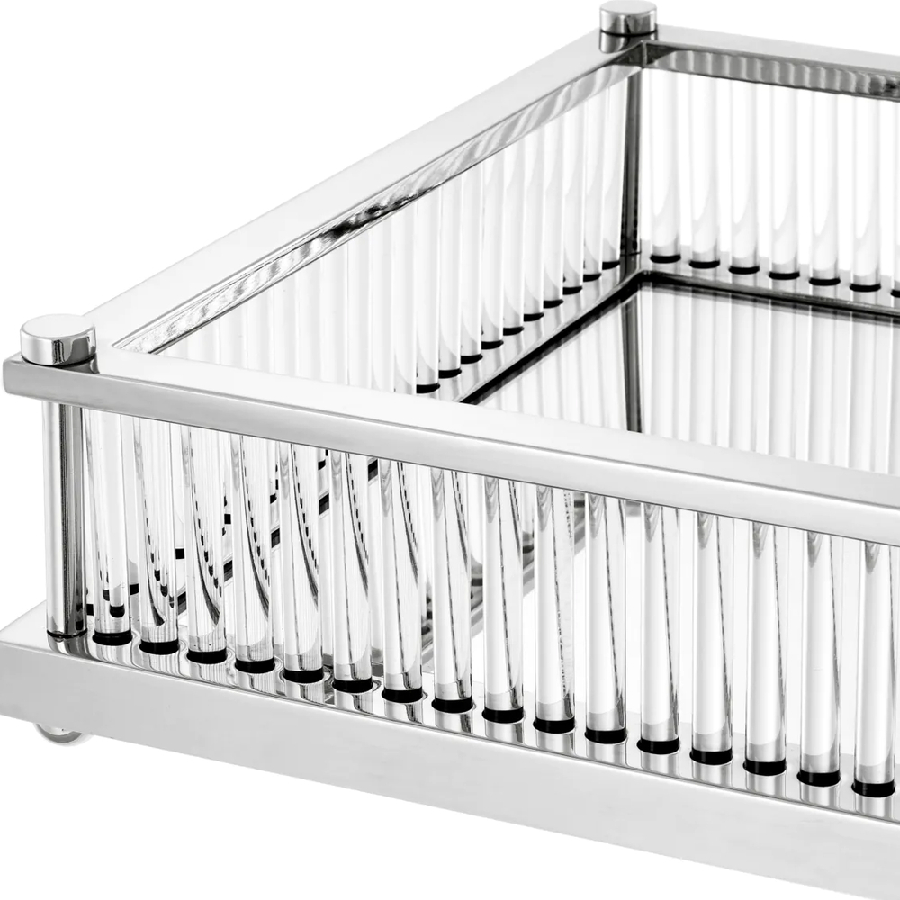 Поднос CORA прямоугольный никель Eichholtz 111642