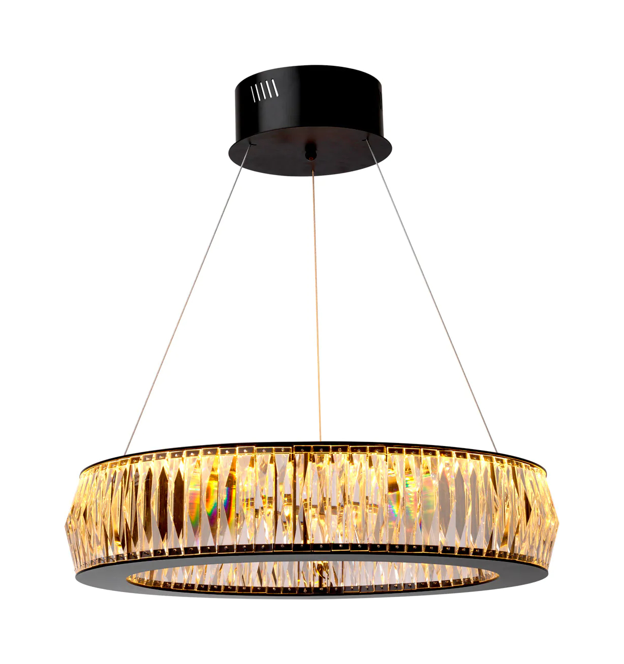 Люстра VANCOUVER S 63 см круглая, хрустальное стекло