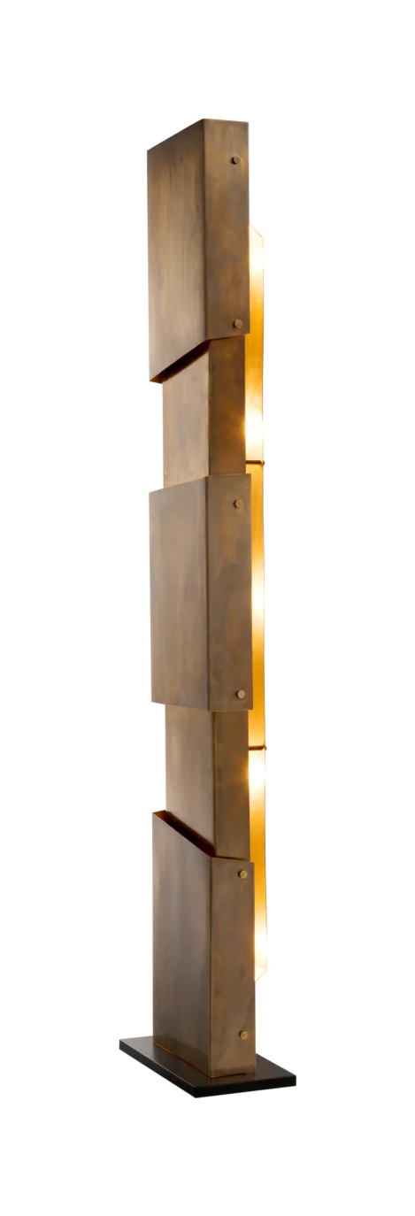 Торшер SHADOW 178 см старинная латунь Eichholtz 113138