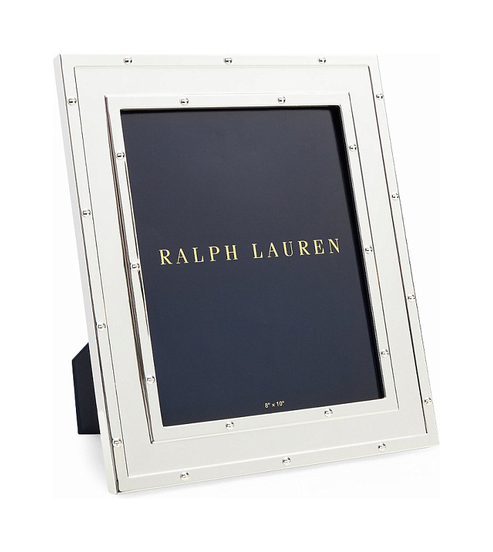 Фоторамка Ralph Lauren Home Bleecker 20x25 посеребренная латунь
