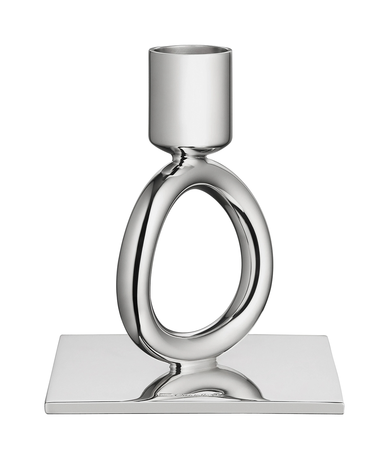 Подсвечник VERTIGO 10 см посеребрение