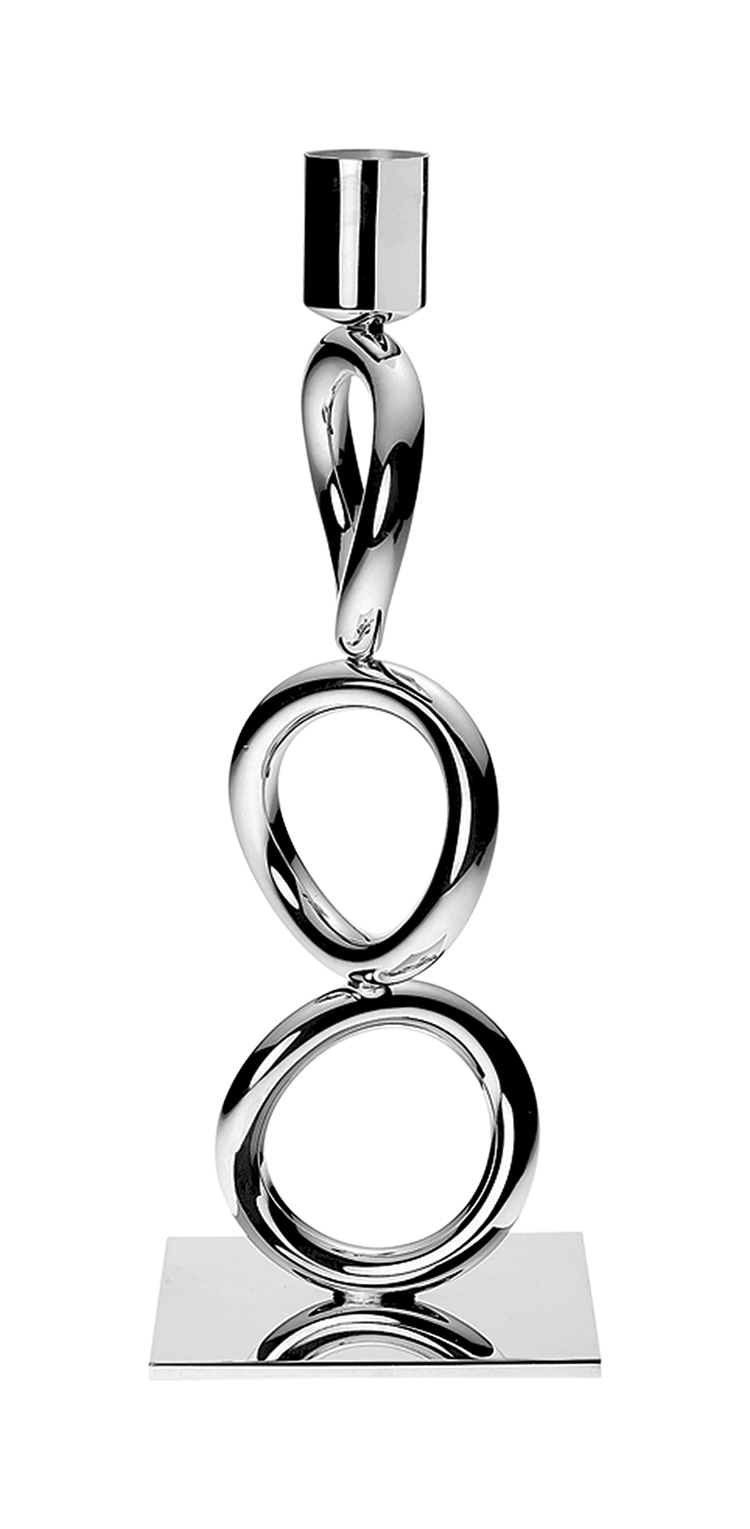 Подсвечник VERTIGO 23 см посеребрение – 2