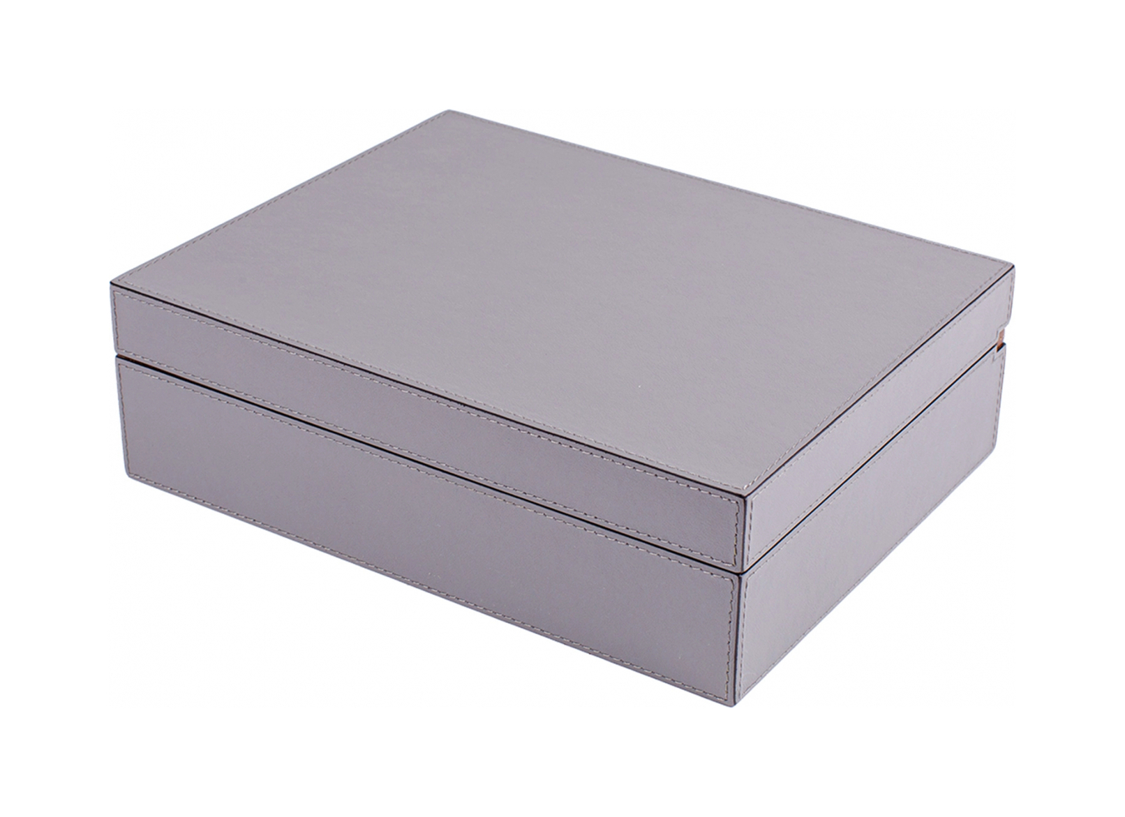 Шкатулка для запонок FRANK кожа серая – 2