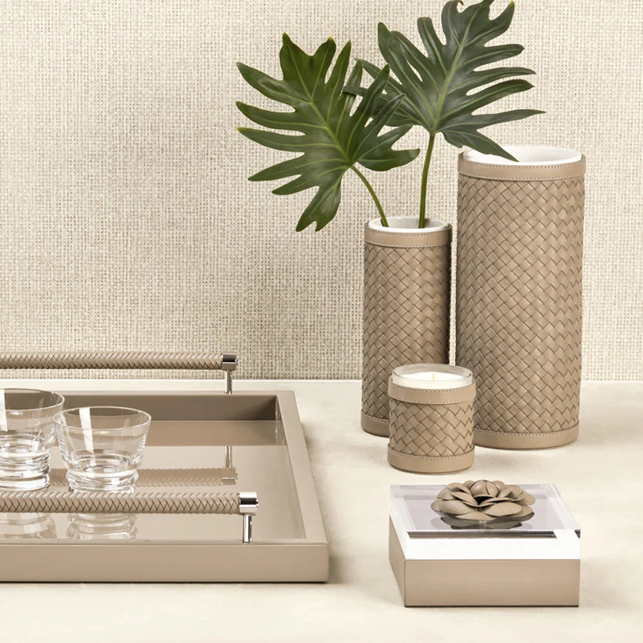 Шкатулка FLEUR DIAMONDS 17 см кожа слоновая кость – 2