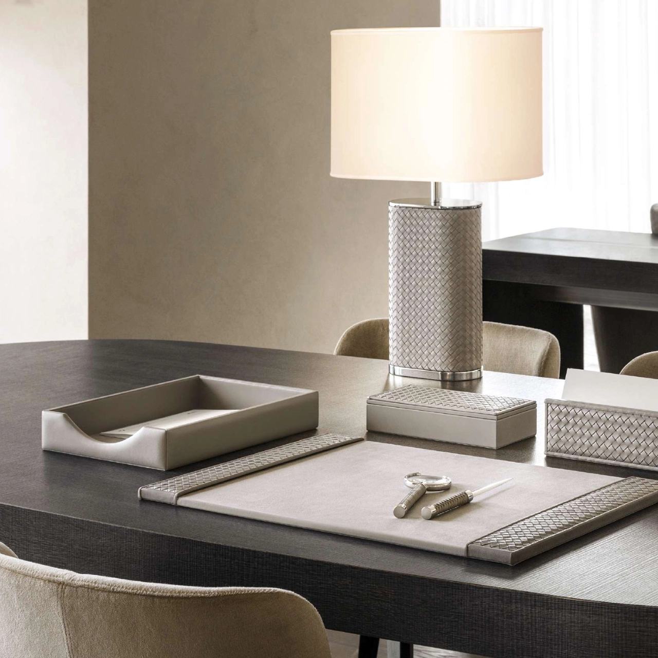 Шкатулка CELIO 21x10 см кожа серая – 2