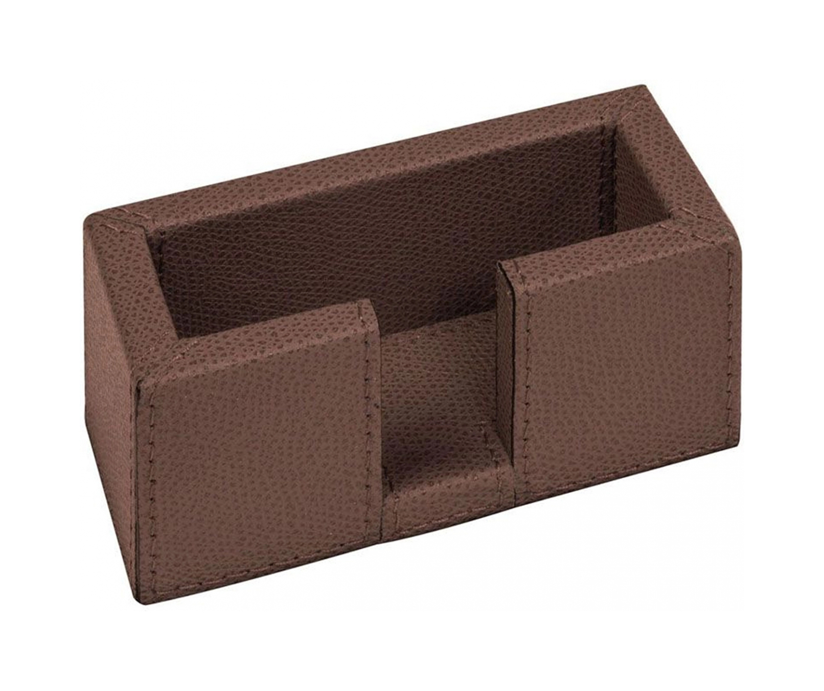 Подставка для визиток PATRICK кожа сиена