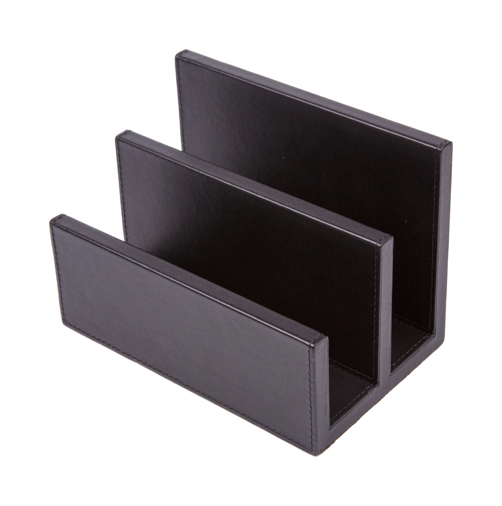 Подставка для писем ARTHUR кожа черная