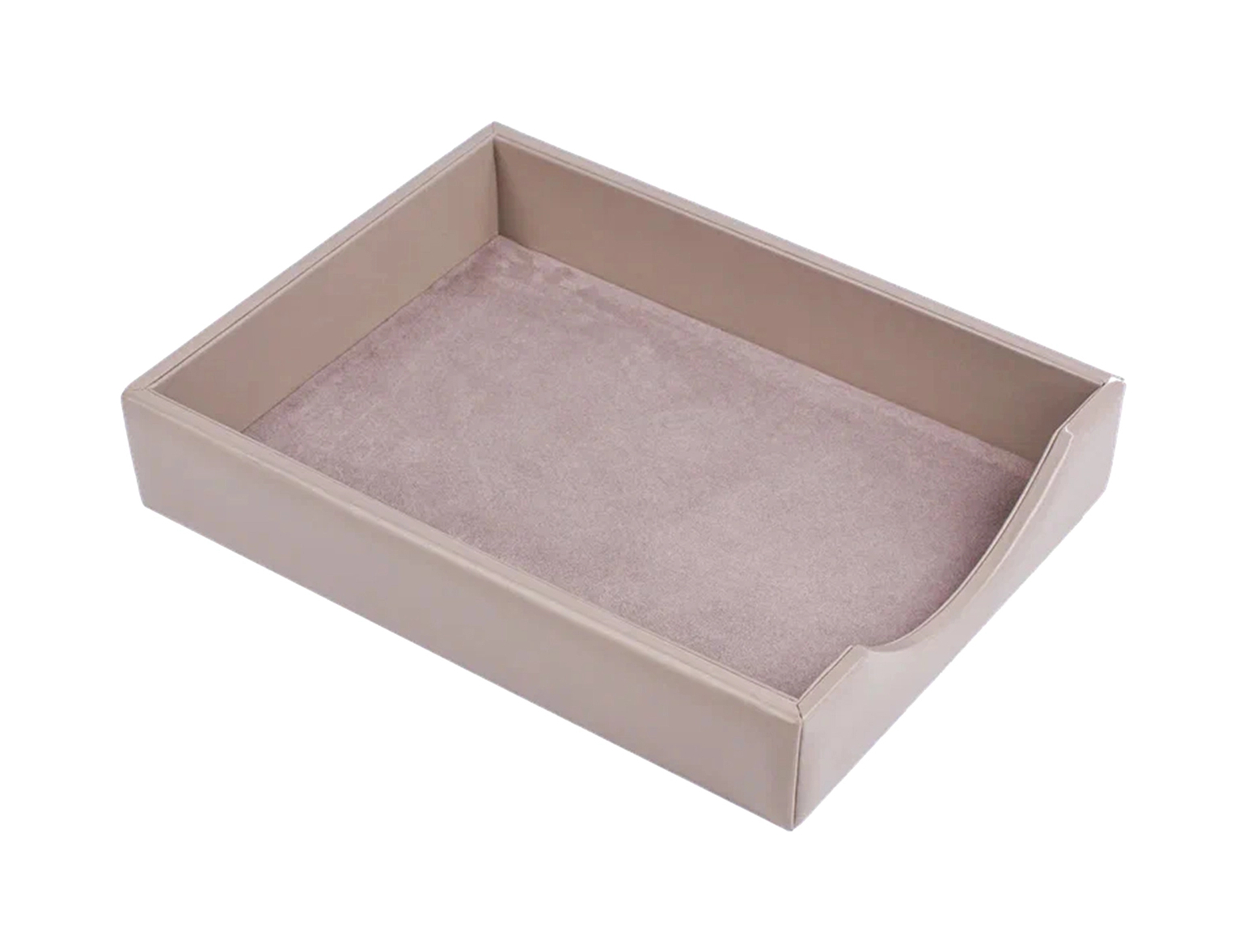 Лоток для бумаг CELIO 32.5x24 см кожа серый