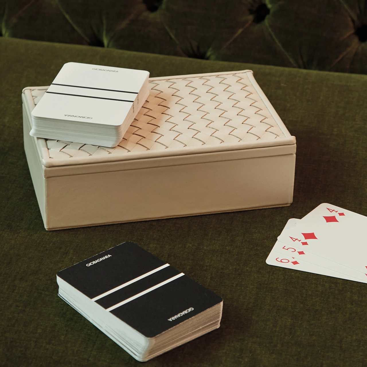 Набор игральных карт EVA кожа слоновая кость – 2