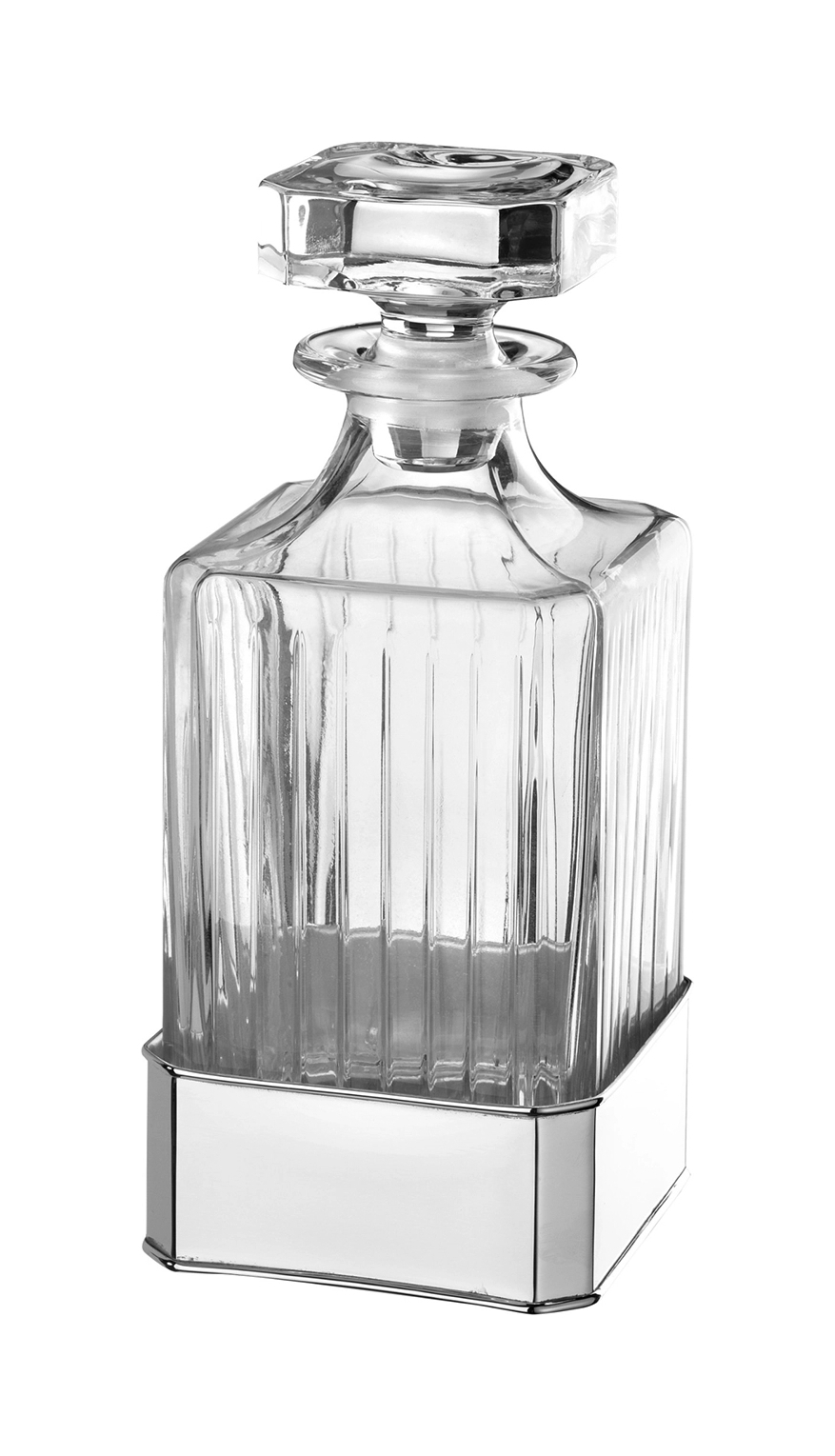 Штоф VINO E COCKTAIL 25.5 см стекло, посеребрение