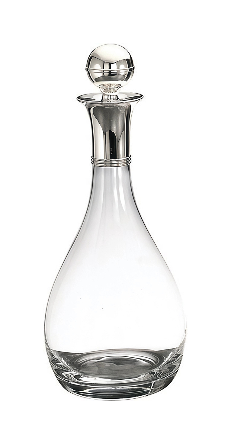 Декантер LUNA 1.2 л стекло, посеребрение