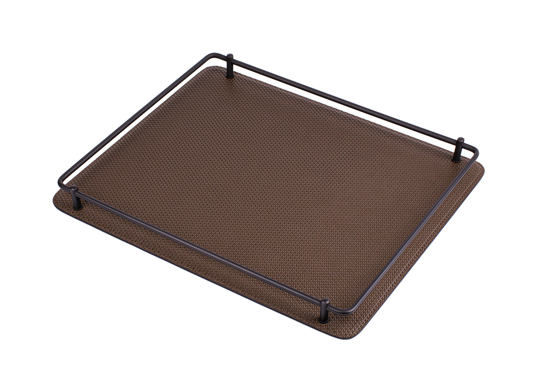 Подносы GIOBAGNARA RONDO 36.5x46.5 см коричневый