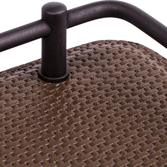 Поднос прямоугольный RONDO 36.5x46.5 см коричневый GIOBAGNARA TV503BRASSX96ST96