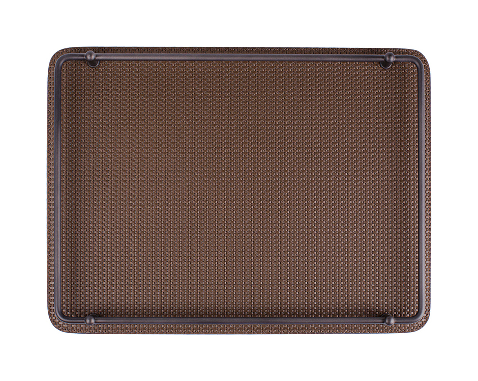 Поднос прямоугольный RONDO 28.5х38.5 см коричневый – 2