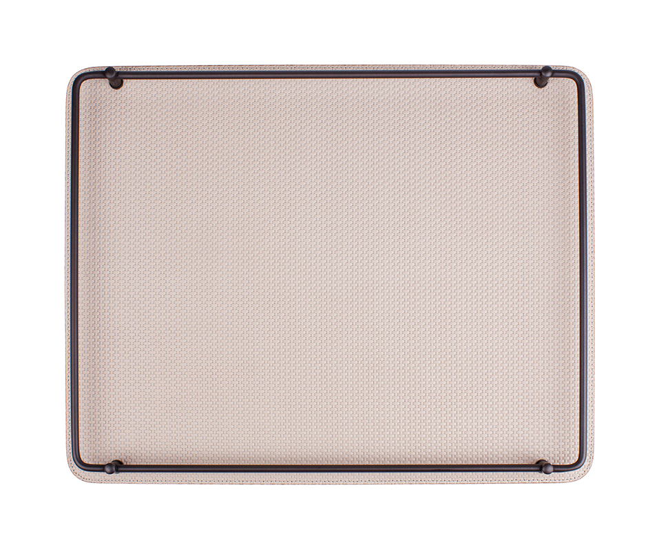 Поднос прямоугольный RONDO 36.5x46.5 см светло-серый – 2