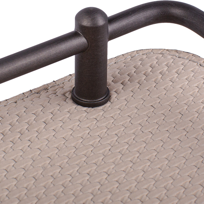 Поднос прямоугольный RONDO 28.5х38.5 см светло-серый GIOBAGNARA TV502BRONZEX37ST37