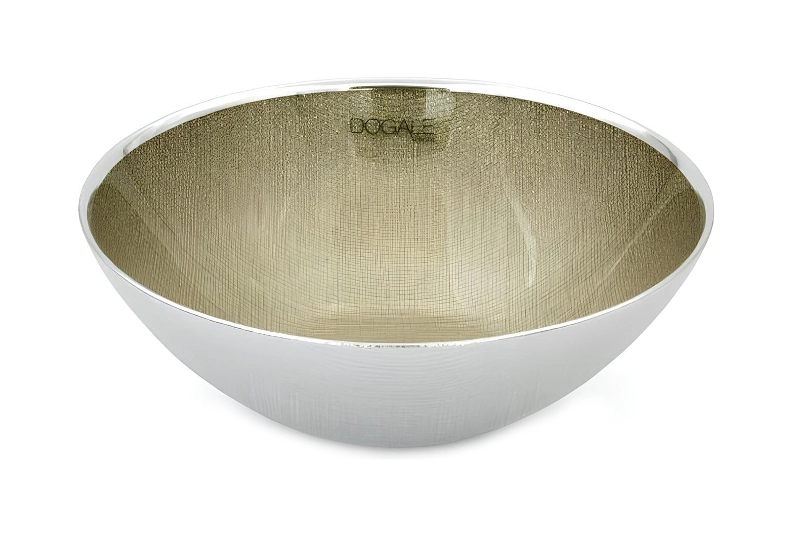 Чаша DOGALE ESSENZA SHINE золото 17 см стекло