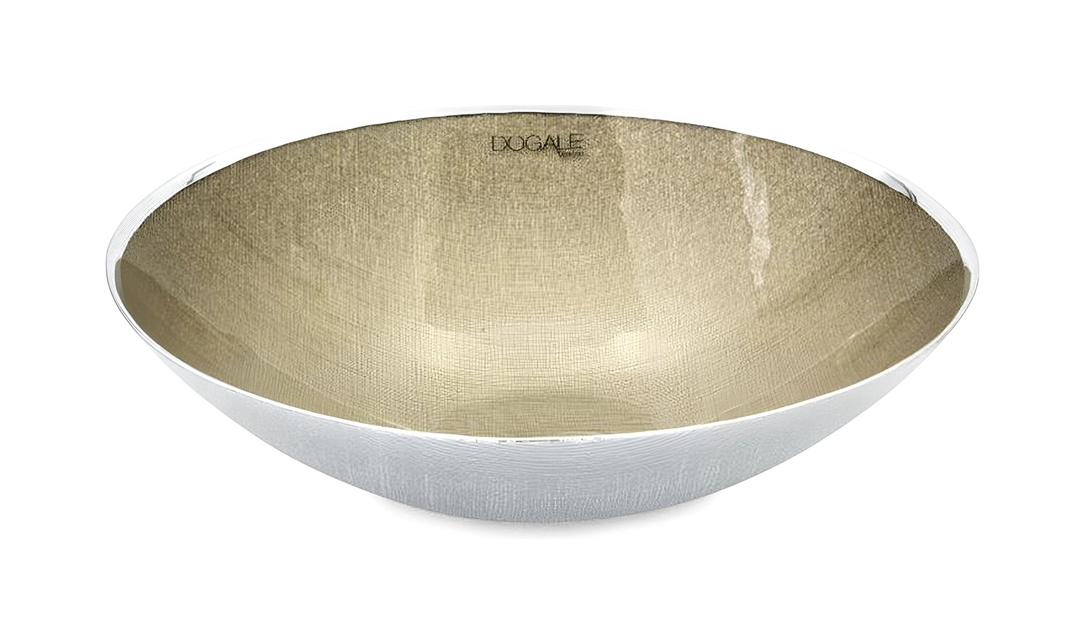 Чаша DOGALE ESSENZA SHINE золото 32.5 см стекло