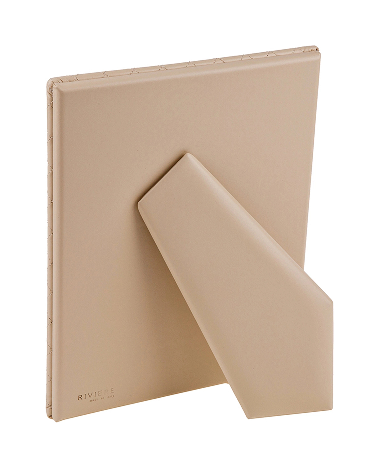 Фоторамка ANITA 10х15 кожа слоновая кость RIVIERE F1-PTCHROMERV06