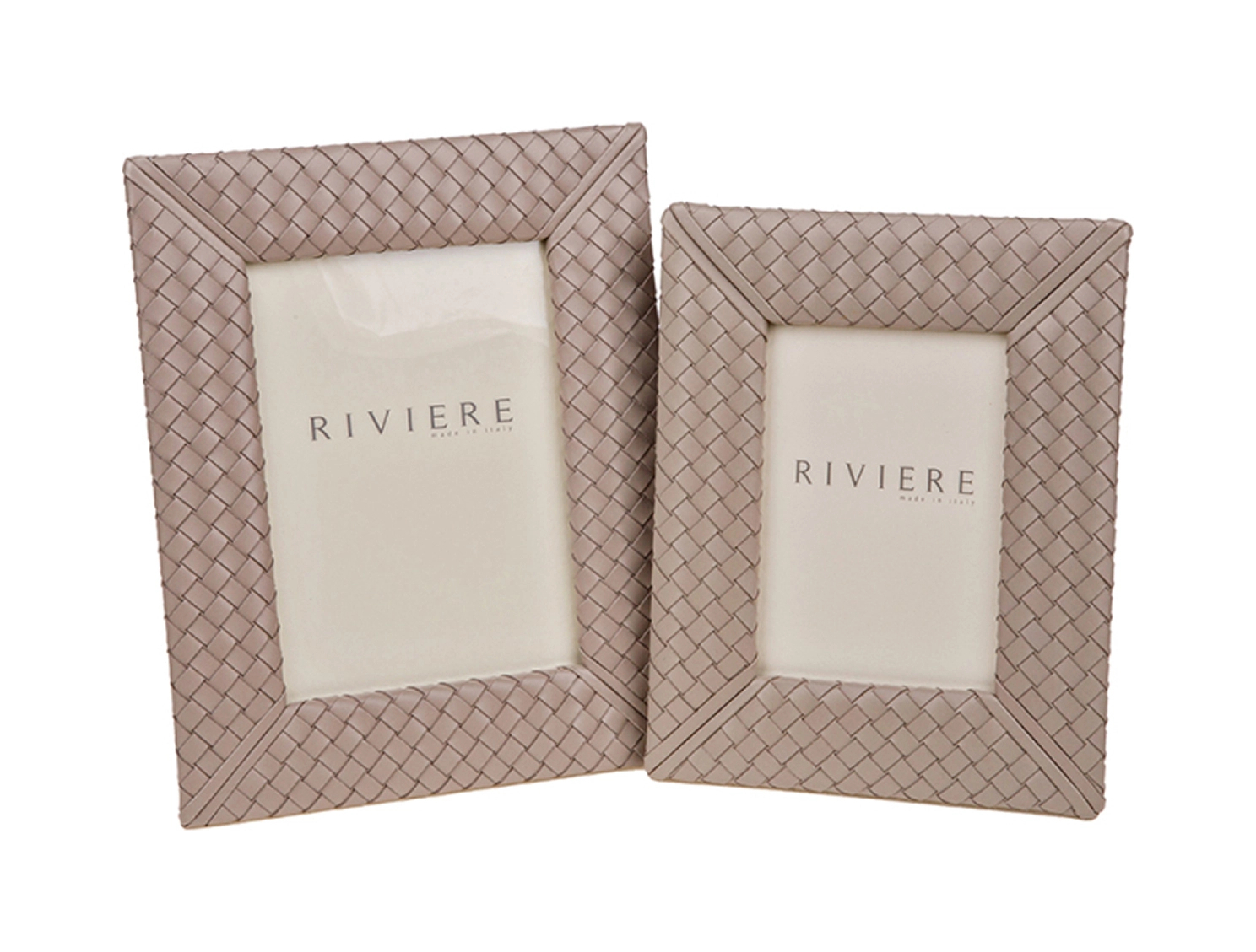 Фоторамка NORA 10х15 кожа серо-коричневая RIVIERE F1-INTRV18