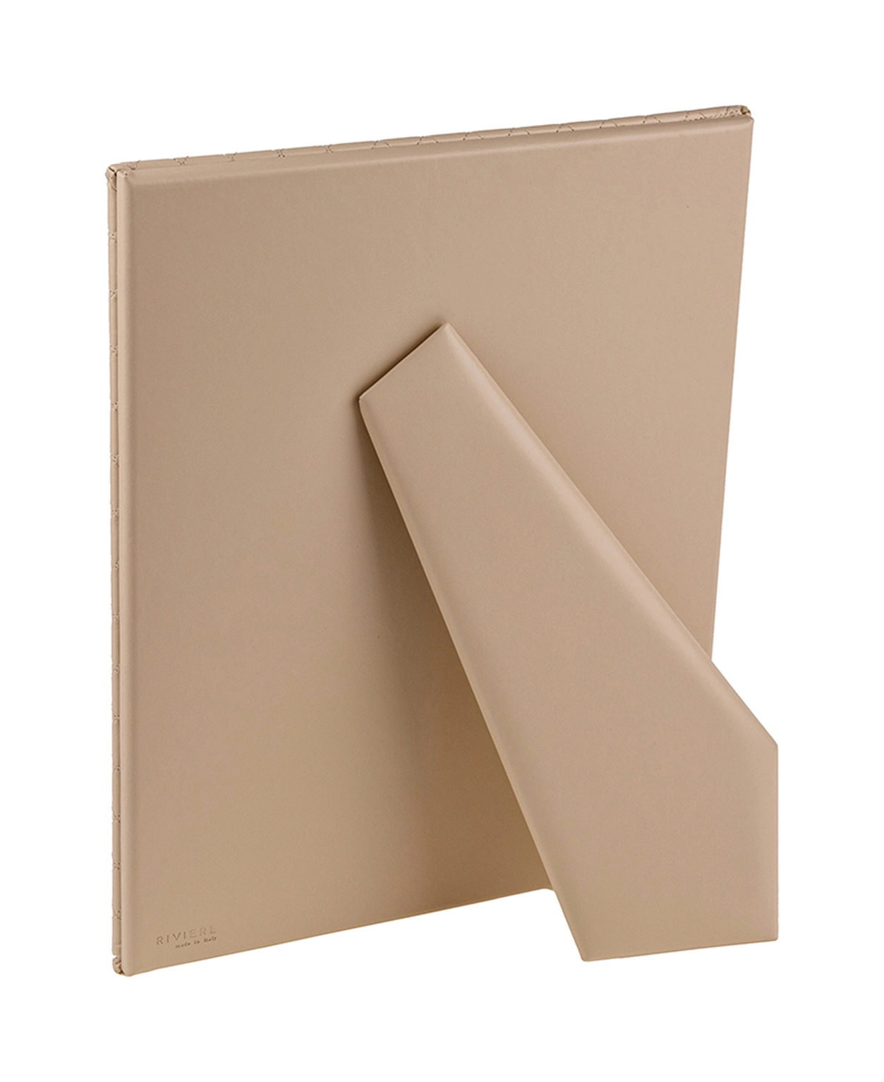 Фоторамка ANITA 18х24 кожа слоновая кость RIVIERE F3-PTCHROMERV06